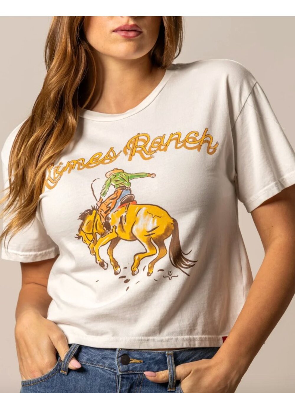 Lucky B Design x Kimes Ranch Women's Short Sleeve Tee XL, NWT